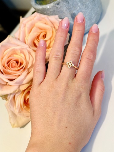 Ring gold diamant - ring, rosegold