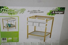 AT4 - Wickeltisch T3317 - 1 Regal + Textillager