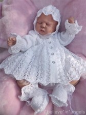 DRUCKPAPIER STRICKANLEITUNG ZUM BASTELN **** KLEE **** FÜR BABY ODER REBORN PUPPEN