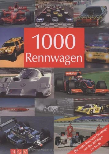 1000 rennwagen bildband - rennwagen,