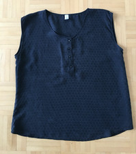 Louis Feraud Sleepshirt Pyjamaoberteil Seide Dunkelblau Größe D 38