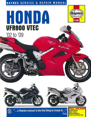 Haynes handbuch honda vfr800 - handbuch,