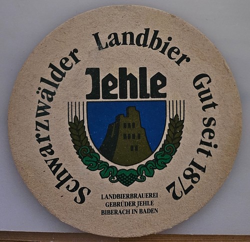 Bierdeckel von der - ,
