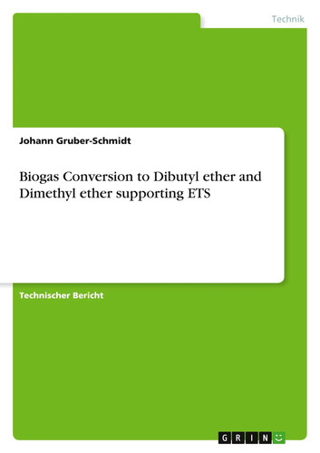 Biogas conversion dibutyl - biogas, to