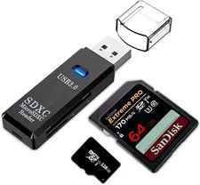 2 in 1 TF SD Kartenleser USB 3.0 Micro SD Karte auf USB Adapter Smart Card Reader