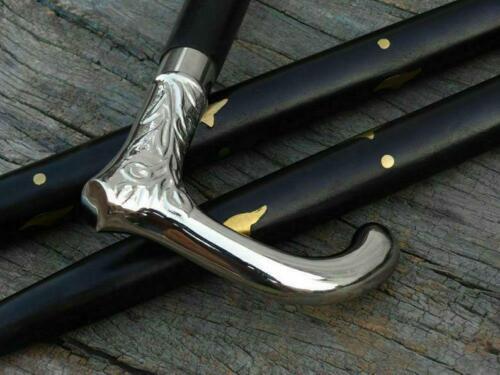 Massiver silber gehstock - massiver,