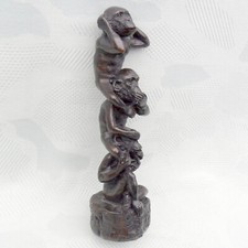 Recht hübsche Figur mit den 3 drei Affen nicht hören, nicht sehen, nicht reden