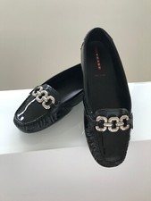 Prada Loafer * Slipper * Mokkasins * schwarz * Lackleder * Gr. 36 * TOP ZUSTAND!