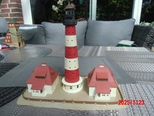 Kibri 37300, Leuchtturm Westerheversand mit 2 Nebengebäuden, Spur N