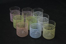 9 x alte Gläser Teegläser Jena Glas Schott Mainz  70er 80er