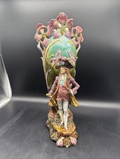 antike Majolika-Vase im Jugendstil , Porzellan - C.4