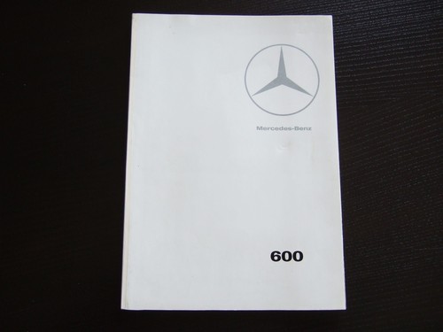 Mercedes prospekt 600 - mercedes, ·