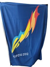 ? Fahne Flagge Olympiabewerbung Leipzig 2012 | 1,90m x 3,80m gebraucht sehr gut