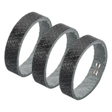 3 Stück Gürtelschnalle Leder