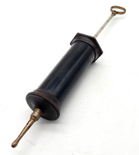 Antike medizinische Spritze Klistierspritze Taufspritze Arztspritze wohl Bakelit