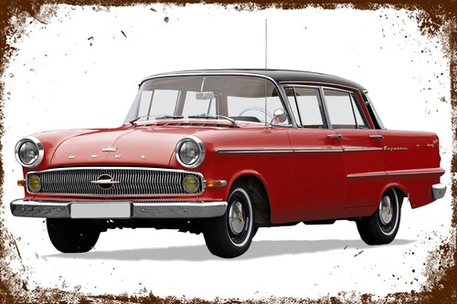 Retro blechschild auto car - car, pkw