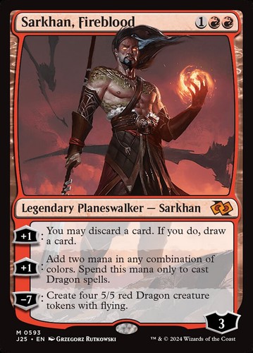 Sarkhan fireblood j25 593 nm - sarkhan,, j25-593