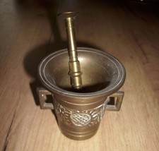 Mörser mit Stössel Apotheker  Metall massiv