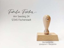 Adressstempel - Fischer |