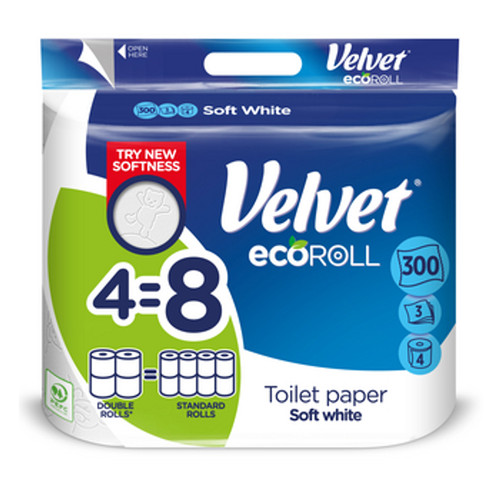 Velvet ecoroll delicately - velvet,