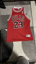 Michael Jordan #23 Chicago Bulls Champion Jersey 90s Rot