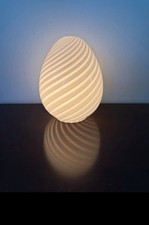 Wunderschöne Murano Lampe Ei
