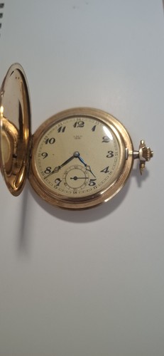 Vergoldete taschenuhr - vergoldete,