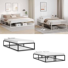 Metall Bettgestell Schwarz