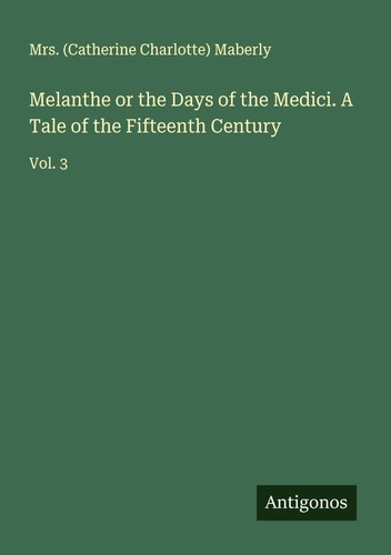 Melanthe the days - or,