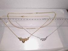 3 x Collier / Kette AVON gold-