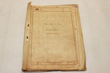 Betriebsanleitung - Walzenschleifmaschine - WMW - SAXW 1000 - Bj. 1967