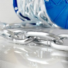 Stahlkette Rundstahlkette Eisenkette verzinkt kurzgliedrig langgliedrig DIN 5685