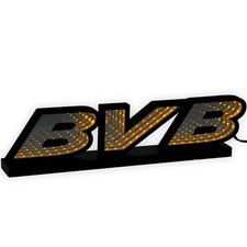 BVB LED Licht 3D Schriftzug BVB Nachtlicht Leuchte Lampe Deko Fanartikel Shop