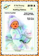  PUPPEN STRICKMUSTER Nr. 251