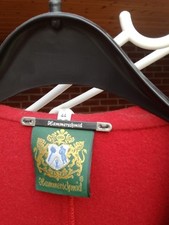 Damen Trachten Poncho 44, rot-grün Marke Hammerschmid