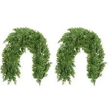 Weihnachtsdeko 2 Stück 1 Meter Simulation Rattan für Esstisch Einsatz