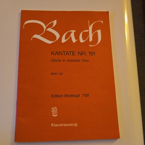 Noten bach kantate - ., bach.