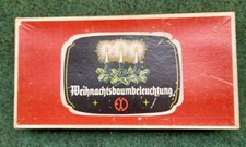 DDR Weihnachtsbaumbeleuchtung 16er in OVP mit Ersatzlampen