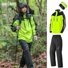WOSAWE Radfahren Regenmantel Anzug Wasserdicht Winddicht Outdoor Regenbekleidung