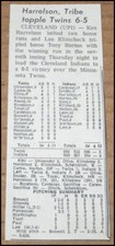 1969 cleveland indians - indians, vs