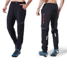 Herren Fahrradhose Radhose Funktionshose Laufhose Winddicht Atmungsaktiv Hosen