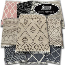 Moderne dicke Teppiche 'BERBER' etno Shaggy orientalish Beste Qualität Franse