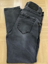 »HUGO BOSS« Straight Leg Jeans - Gr: W34 x L34 - Damen#Woman - Stretch - Grau