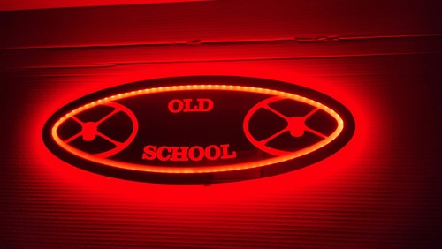 Led spiegel lkw truckerschild - led,