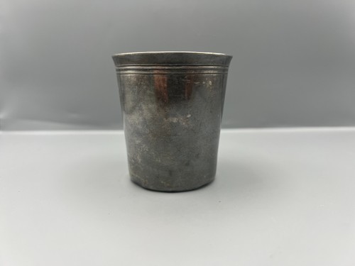 Antiker becher innen vergoldet - becher,