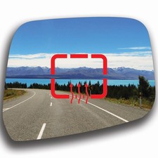 Blau Spiegelglas Rechts