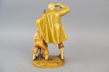 Krippenfigur Schäfer mit Junge  - 17,5cm -  Holz geschnitzt