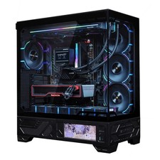 Valkyrie VK03 LCD Black Case with Touchscreen Mid Tower Gaming Case 