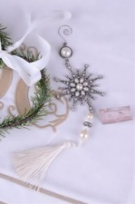 Anhänger Landhaus Metallhänger Stern Hänger Shabby Chic French Dekohänger