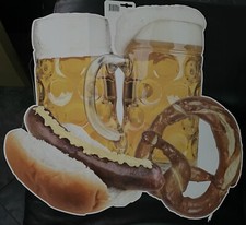 Bayrische Oktoberfestdeko (siehe Bilder) gebraucht, 7-teilig